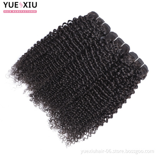 Wholesale Malaysian Kinky Curly Raw Unprocessed 100% Virgin Hair With Middle Part Silk Base Lace Closure